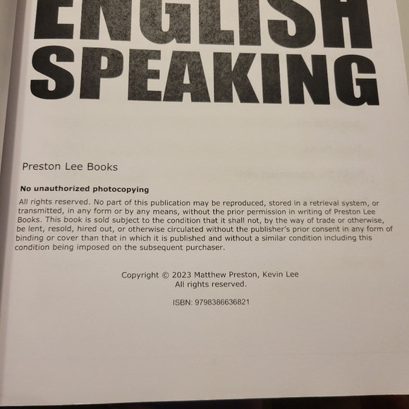 Preston Lee's Master English Speaking Volume 1 - 4 Paperback - Picture 3 of 3